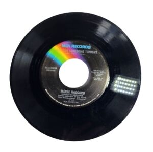 Merle Haggard Are You Lonesome Tonight/From Graceland Promised Land 45RPM Record